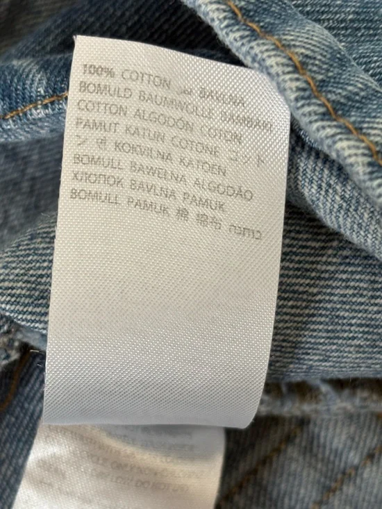 Edikted Blue Denim Mini Skort Size M - Picture 10 of 10